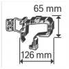 Bosch Professional 1600A032GE držák kabelu 1600A032GE 50 ks