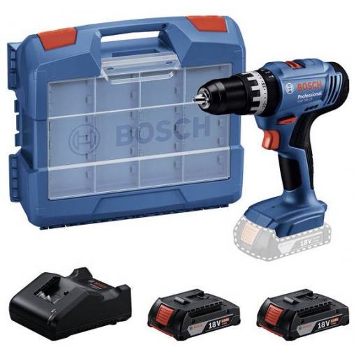 Bosch Professional GSB 18V-25 aku příklepový šroubovák, vč. 2x aku, 06019K9304
