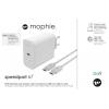 ZAGG Speedport 67 Wall Charger nabíječka pro iPad/iPhone/iPod, GaN, 1x USB-C®, 67 W, Dodávka energie, bílá