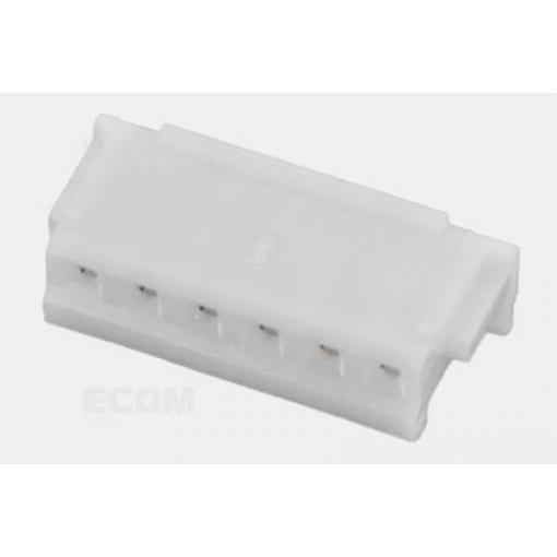Zásuvka konektoru TER1066, 1×06, rozteč 2 mm, bílá