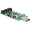 Delock 62681 adaptér rozhraní [1x USB 3.0 - 1x mSATA]