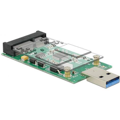 Delock 62681 adaptér rozhraní [1x USB 3.0 - 1x mSATA]