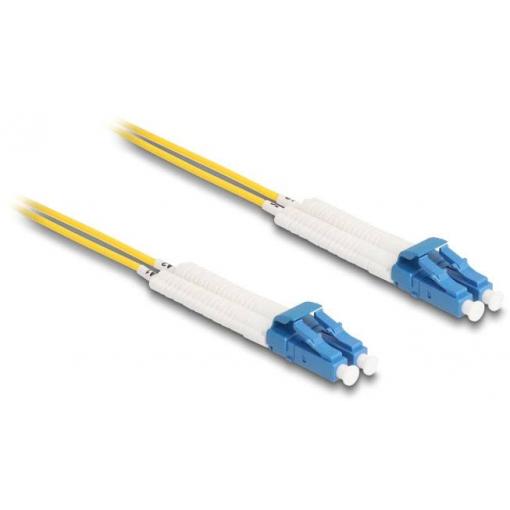 Delock 88073 optické vlákno optické vlákno kabel 5 m žlutá [1x zástrčka LC - 1x zástrčka LC] 9/125 µ Singlemode OS2