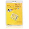 Delock sériový adaptér [1x CompactFlash - 1x slot na SD karty] 0 mm černá