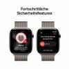 Apple Watch Series 11 GPS + Cellular 42 mm Titanový kryt Řemínek Milanese Loop přírodní M/L