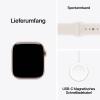 Apple Watch Series 11 GPS 42 mm hliníkový plášť sportovní náramek Světle růžová M/L