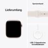 Apple Watch Series 11 GPS 42 mm hliníkový plášť sportovní náramek Světle růžová S/M