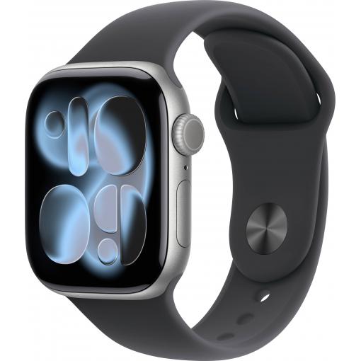 Apple Watch Series 11 GPS 42 mm hliníkový plášť sportovní náramek černá S/M