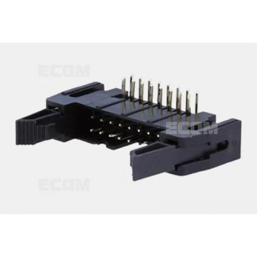 Řadová vidlice DS1011-16RBSIB7-B, 2×8, 14 mm, Au, 90°