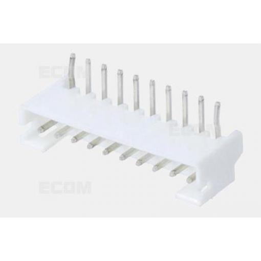 Jednořadá vidlice DS1066-10MRW6SA, 1×10, 90°, 2 mm, cín