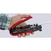 Knipex 97 40 20 SB kompresní nástroj Vhodné pro odizolovací kleště konektor F, konektor BNC, RCA zástrčka RG59, RG6, RG11