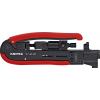 Knipex 97 40 20 SB kompresní nástroj Vhodné pro odizolovací kleště konektor F, konektor BNC, RCA zástrčka RG59, RG6, RG11