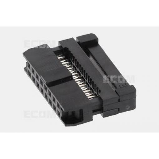 Zásuvka samořezná DS1017-14MA2B, plochý kabel, 2×7 kontaktů