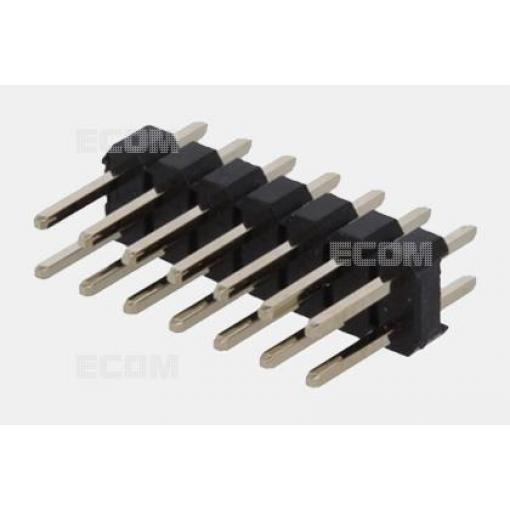 Kolíková lišta lámací DS1021-2X7SF11-B, 2×7 kontaktů, rozteč 2,54 mm
