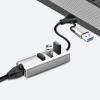 LogiLink UA0440 síťový adaptér / rozbočovač 5 GBit/s USB-C™ (USB 3.2 Gen 1)