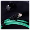 LogiLink RJ45 síťový naviják kabelu CAT 6A S/FTP 80 m zelená
