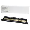 LogiLink NP0133 patch panel 483 mm (19) CAT 6A 1 U černá osazený