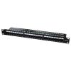 LogiLink NP0133 patch panel 483 mm (19) CAT 6A 1 U černá osazený