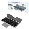 LogiLink ID0214 Bluetooth® sada klávesnice a myše německá, QWERTZ Space Grau Snadné přepínání 3 zařízení
