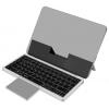 LogiLink ID0214 Bluetooth® sada klávesnice a myše německá, QWERTZ Space Grau Snadné přepínání 3 zařízení