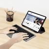 LogiLink ID0214 Bluetooth® sada klávesnice a myše německá, QWERTZ Space Grau Snadné přepínání 3 zařízení