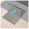 LogiLink ID0214 Bluetooth® sada klávesnice a myše německá, QWERTZ Space Grau Snadné přepínání 3 zařízení