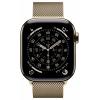 Apple Watch Series 11 GPS + Cellular 42 mm Titanový kryt Řemínek Milanese Loop zlatá M/L