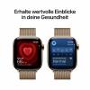 Apple Watch Series 11 GPS + Cellular 42 mm Titanový kryt Řemínek Milanese Loop zlatá M/L