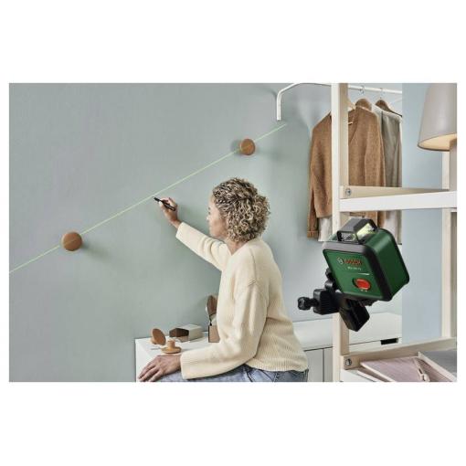 Bosch Home and Garden PLL 360-1G Set křížová laserová vodováha vč. 360° laseru