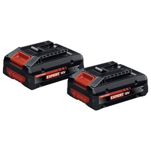 Bosch Professional 1600A03738 2x EXBA18V-40 náhradní akumulátor pro elektrické nářadí 18 V 4.0 Ah