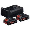 Bosch Professional 1600A0373J 2x EXBA18V-40 + GAL 12V/18V-80 akumulátor do nářadí a nabíječka 18 V 4 Ah