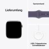 Apple Watch Series 11 GPS 42 mm hliníkový plášť sportovní náramek Mlžná fialová S/M