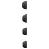 Beats Powerbeats Fit špuntová sluchátka (In Ear) Bluetooth® Virtual Surround diamantová černá Potlačení hluku Nabíjecí pouzdro sportovní