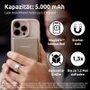 Intenso Intenso Power Bank MW5000 champagne powerbanka Li-Pol, 5000 mAh, Dodávka energie, USB-C®, champagne