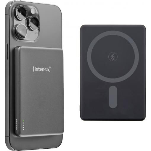 Intenso Intenso Power Bank MW5000 grey powerbanka Li-Pol, 5000 mAh, Dodávka energie, USB-C®, šedá
