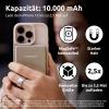 Intenso Intenso Power Bank MW10000 champagne powerbanka Li-Pol, 10000 mAh, Dodávka energie, USB-C®, champagne