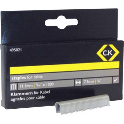 C.K 495021 Svorky do sponkovačky 1 ks Rozměry (d x š) 10 mm x 7.5 mm