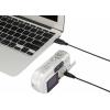 USB kabel USB Mini-B zástrčka, USB-A zástrčka 1.00 m černá SuperSoft opletení 1013322