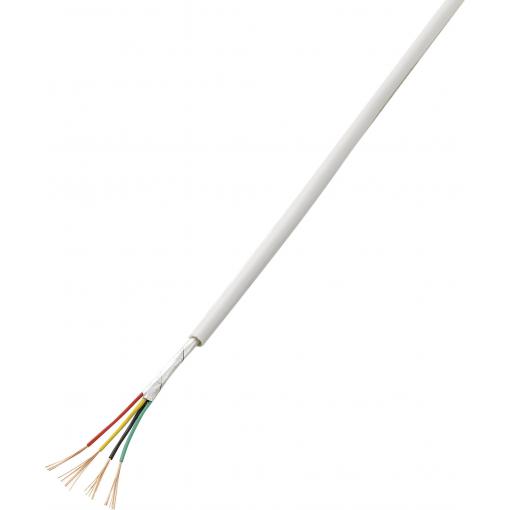 Conrad Components 1390015 alarmový kabel LiYY 2 x 0.22 mm² bílá 50 ks