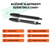 AZSW720LS Limit+ - sada pohonu pro křídlovou bránu do 600 kg s integrovanými dorazy při otevření i zavření
