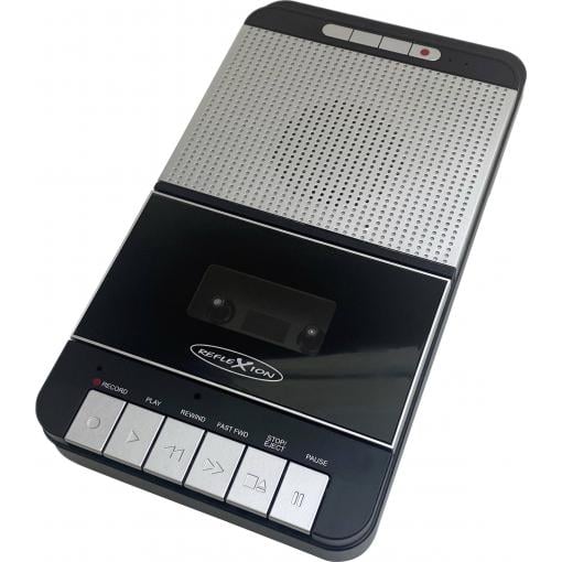 Reflexion přenosný přehrávač kazet Walkman MP3 černá, šedá