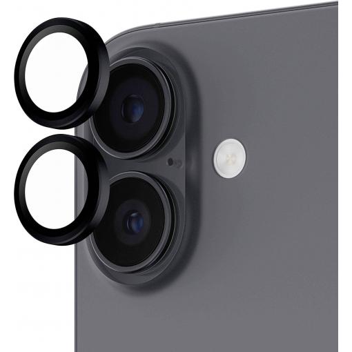 PanzerGlass PANZERGLASS - Hoops black Camera Lens Protector iPhone 17/16/16 Plus Ochranné sklo kamery IPhone 17, iPhone 16, iPhone 16 Plus 1 ks PG55024