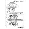 Metabo KGSV 254 MC kapovací pila, průměr listu 254 mm, uchycení 30 mm, 1450 W, 1800 W