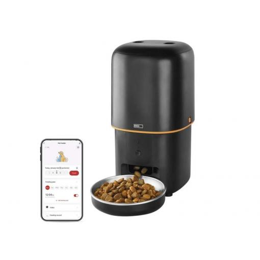 GoSmart dávkovač krmiva EMOS H6002 Pet Care, 4 l, černý, WiFi