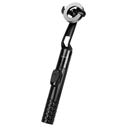 LogiLink BT0069 selfie tyč černá s Bluetooth, zabudovaná baterie, integrovaný stativ