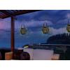 LED solární zahradní svítidlo Polarlite Rattan 160 PL-8220870, IP44, černá, N/A