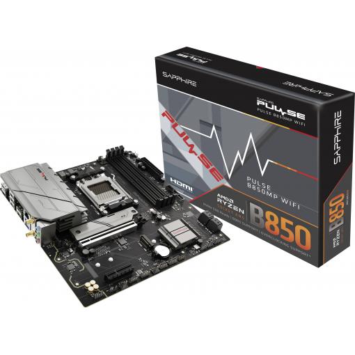 Sapphire 52123-04-40G Základní deska Socket (PC) AMD AM5 Tvarový faktor Micro-ATX Čipová sada základní desky AMD® B850