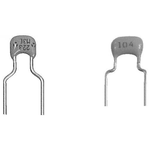 Kemet keramický kondenzátor radiální 63 V/DC 20 % (d x š x v) 3.8 x 2.5 x 5.8 mm 1 ks
