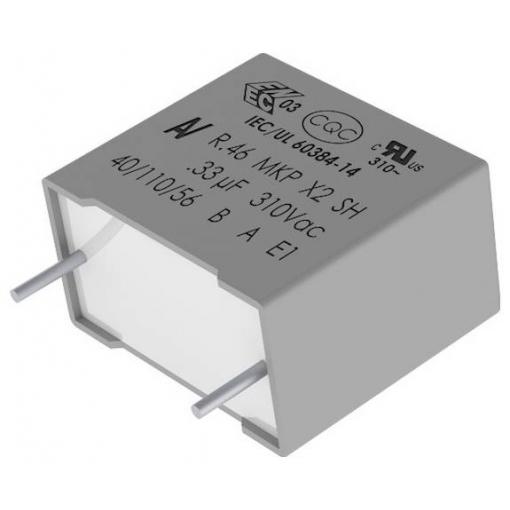 Kemet 1 ks odrušovací kondenzátor MKP radiální 560 V/DC, 275 V/AC 20 % (d x š x v) 26.5 x 11.0 x 20.0 mm