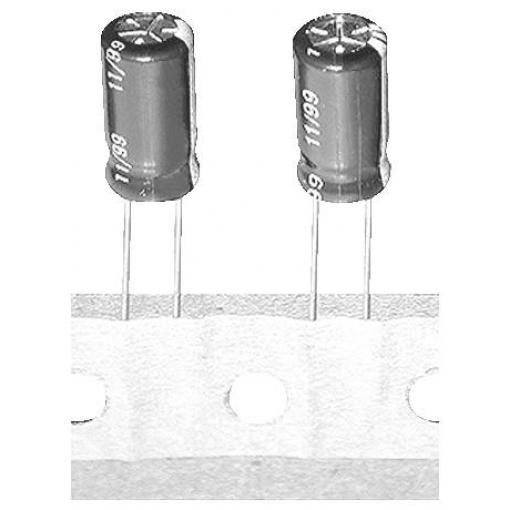 Kemet elektrolytický kondenzátor radiální 100 V 20 % 1 ks
